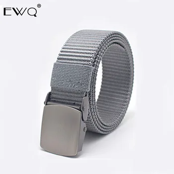 

EWQ / Thickened Nylon Male Belt Youth Student Korean Automatic Buckle Belt 2020 Fashion New Belt For Men And Women 9Y416