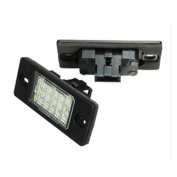 

Number License Plate LED Light Lamp Pair For Porsche Cayenne Touareg 1G1 Passat Golf V 5D Touring Audi TT