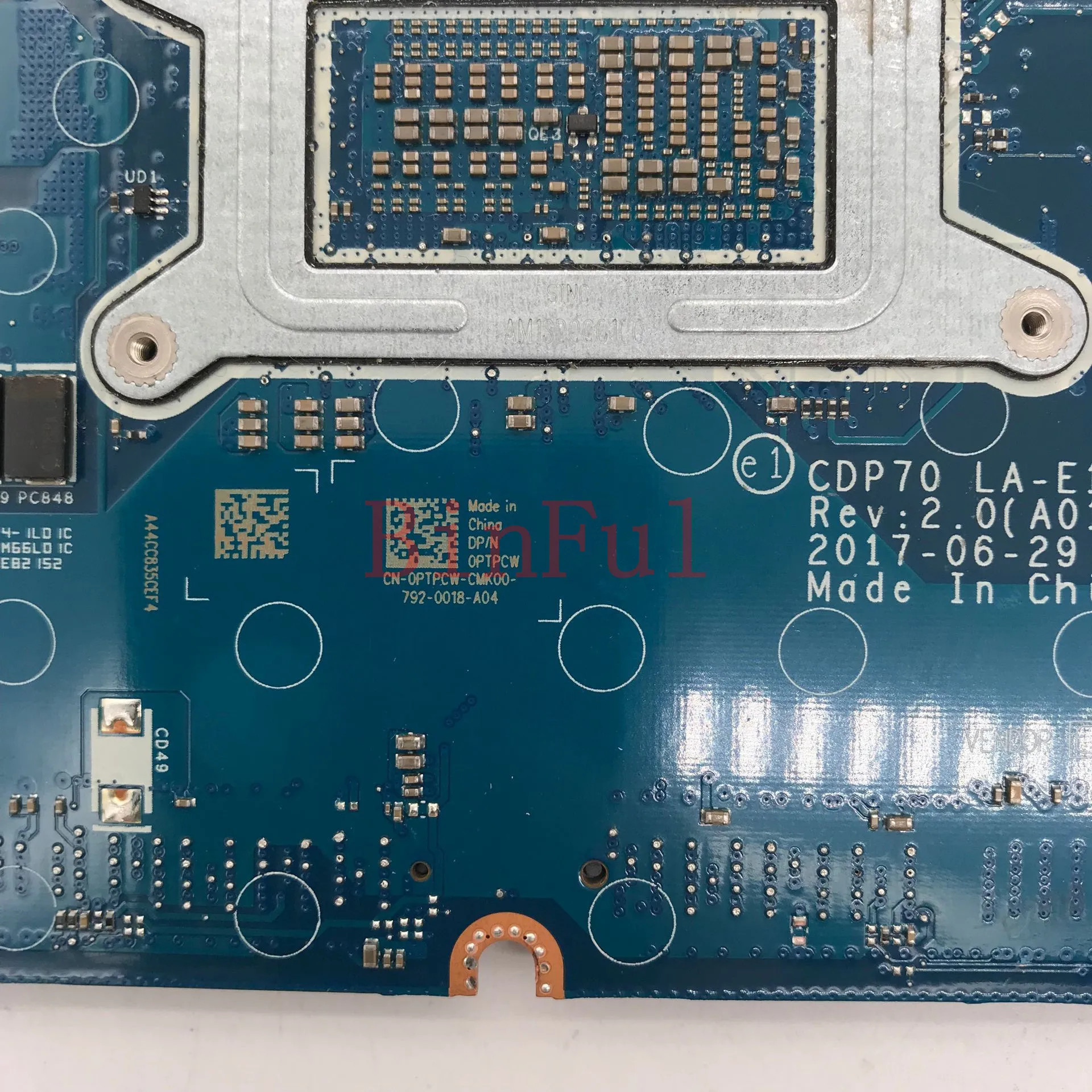 Высококачественная материнская плата для ноутбука Latitude E5480 CN-0PTPCW 0PTPCW CDP70 LA-E141P SR2FS I5-6440HQ cpu полностью протестирована