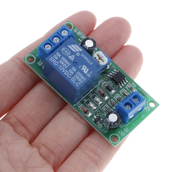 

DC 12V NE555 Time Delay Relay Conduction Trigger Timing Delay Relay Module