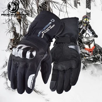 

2020 New Arrival Carbon Fiber Motorcycle Gloves Winter Keep Warm Touch Screen Motocross Gloves Men Women 100% Waterproof luvas