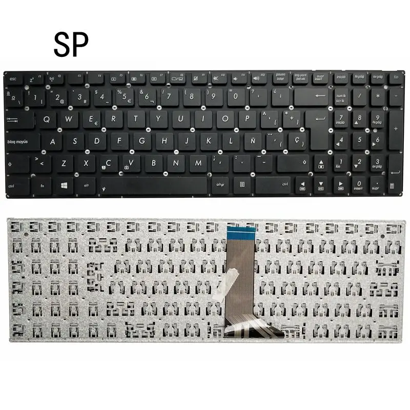Испанская клавиатура для ASUS x551 X551M X551MA X551MAV F550 F550V X551C X551CA SP черная ноутбука |