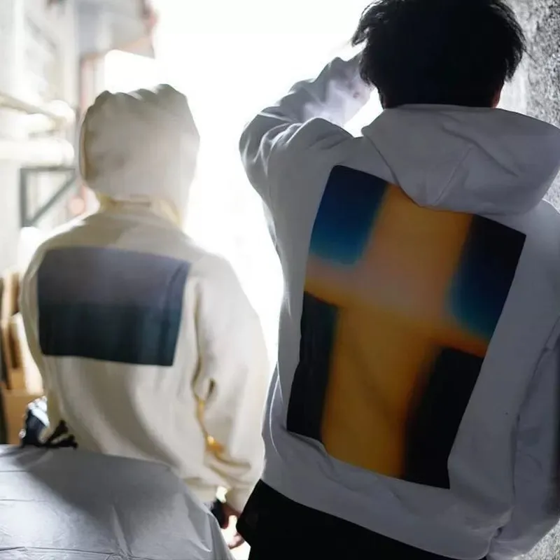 

Europe and America high street style simple hip hop California limited photo letter printing wild hoodie trend