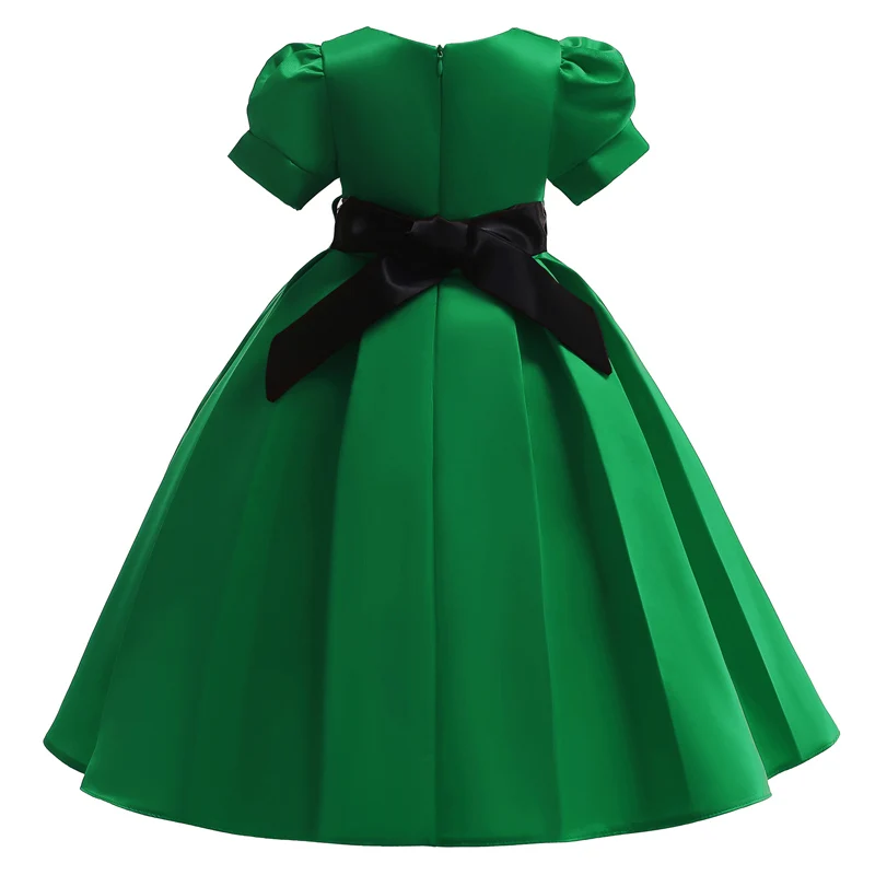 Robe Fille Hiver/рождественское платье для маленьких девочек вечерние платья принцессы на свадьбу для девочек костюм для девочек 3, 4, 5, 6, 8 лет