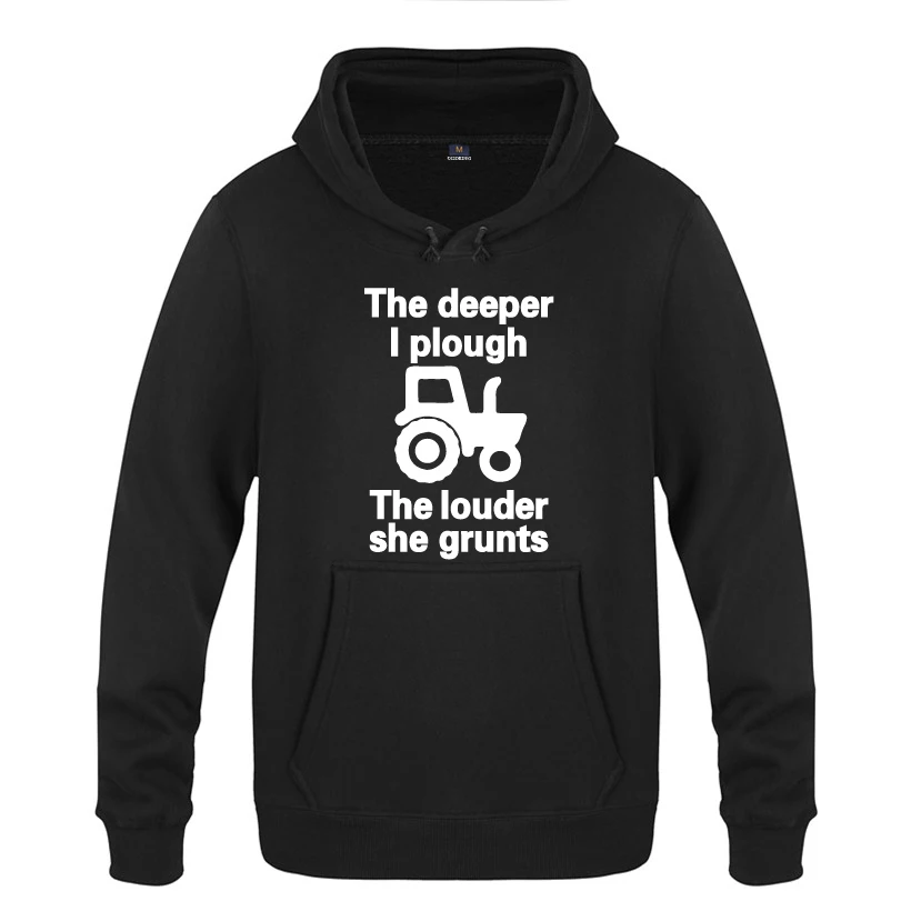 HEY BAT The deep I plouder The Louder She Grunts креативный подарок толстовки мужские мужские пуловеры флисовые толстовки с капюшоном - Цвет: HEY BAT
