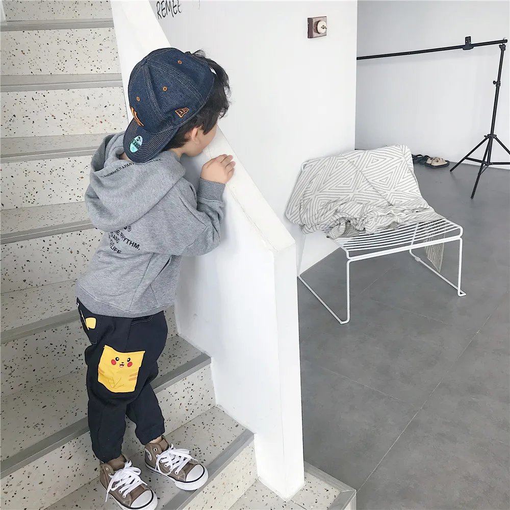 Tonytaobaby Autumn/winter Dress New Boys and Girls Baby Wear Cartoon Short Plush Inside Pants