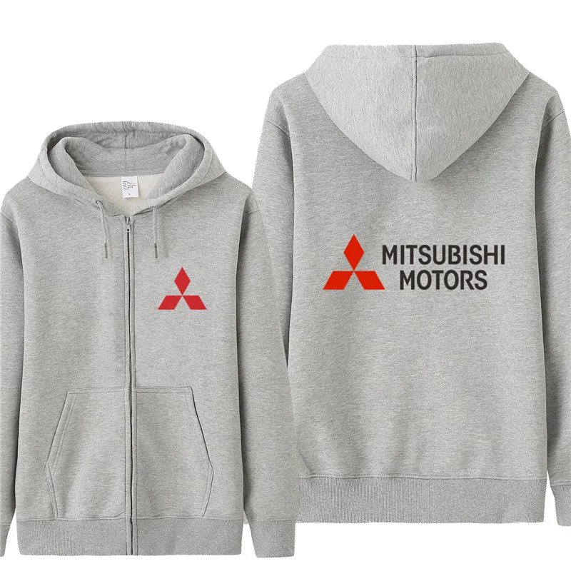 Модные толстовки Mitsubishi мужские осенние пальто флисовый пуловер унисекс Мужские толстовки Mitsubishi