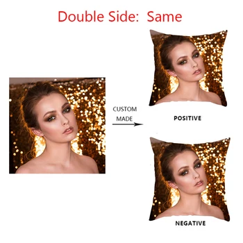 

Fuwatacchi Linen Double Sided Cushion Cover Optional Customized Print Pillow Covers Gift Throw Pillowcase Personal Photos