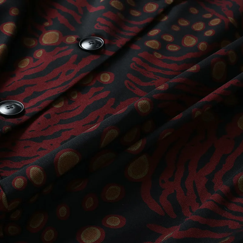 Новинка осени 2019 Женский Тренч в горошек пальто с капюшоном высокое качество