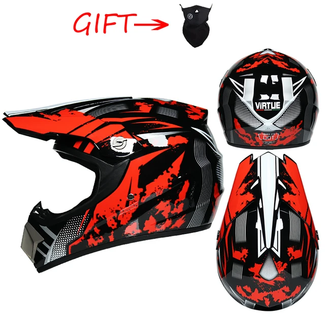 Adult Motorcycle Helmet Cross Country 