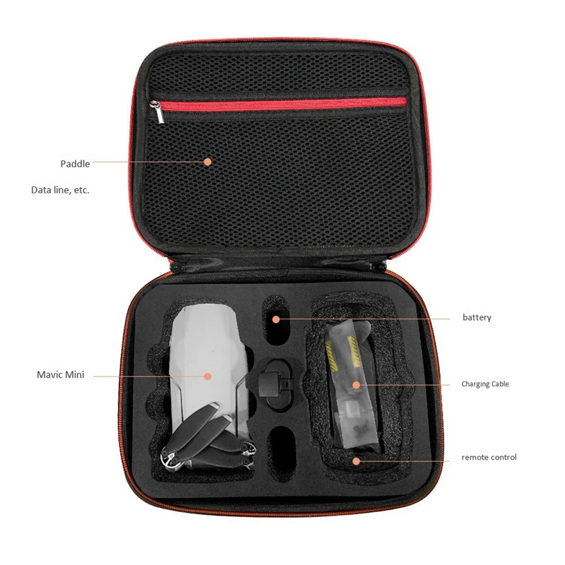 Водонепроницаемый чехол для Mavic Mini сумка для хранения сумка для DJI для Mavic Mini дроны коробка Fly больше комбинированных аксессуаров