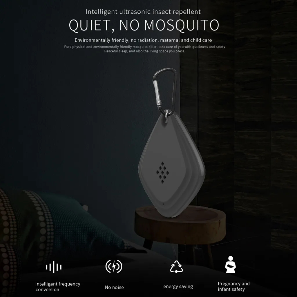 Ultrasonic Mosquito Repeller Electronic Cockroach Spider USB Killer Portable Pest Bug Insect Fly Rat Mouse Rodents Bird Defender | Дом и сад