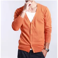 Мужские кашемировые свитера вязаный Повседневный Кардиган облегающий укороченный свитер Топы пальто шик A10