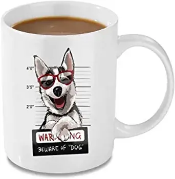 

Funny Coffee Mug Dog Unique Ceramic Novelty Holiday Christmas Hanukkah Gift for Men and Women Who Love Tea Mugs Coffee Cups, Sui