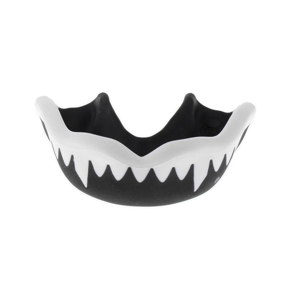 Стиль Капа Gum Shield Муай Тай Бокс ММА Защита зубов регби кикбоксинг Футбол Спорт Защита зубов - Цвет: Черный