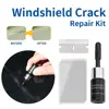 Automotive Glass Nano Repair Fluid Window Broken Glass Nano Repair Tool Set Black Magic Windshield Crack Chip Repair Tool Kit 1