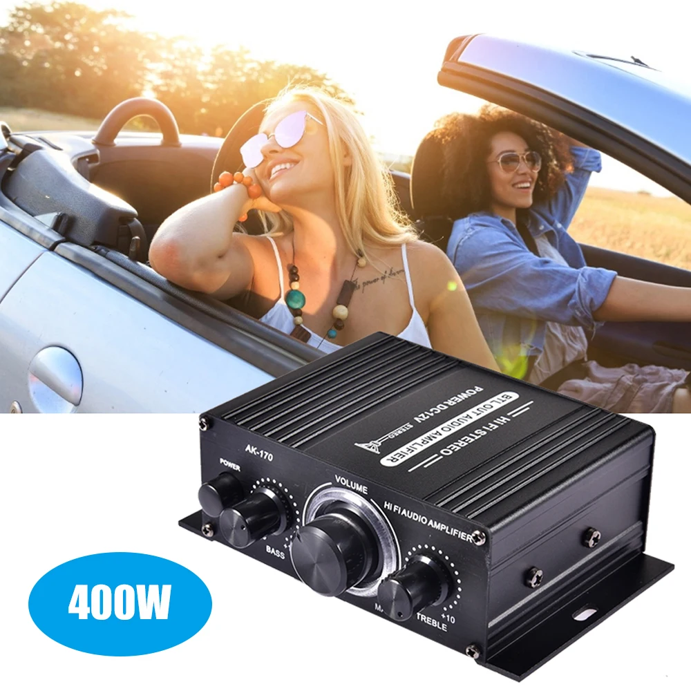 400 Вт DC12V автомобильный усилитель Buletooth Hi-Fi автомобильный стерео музыкальный приемник Playrt автомобильный FM/MP3 усилитель мощности для автомобиля SUV грузовика дома