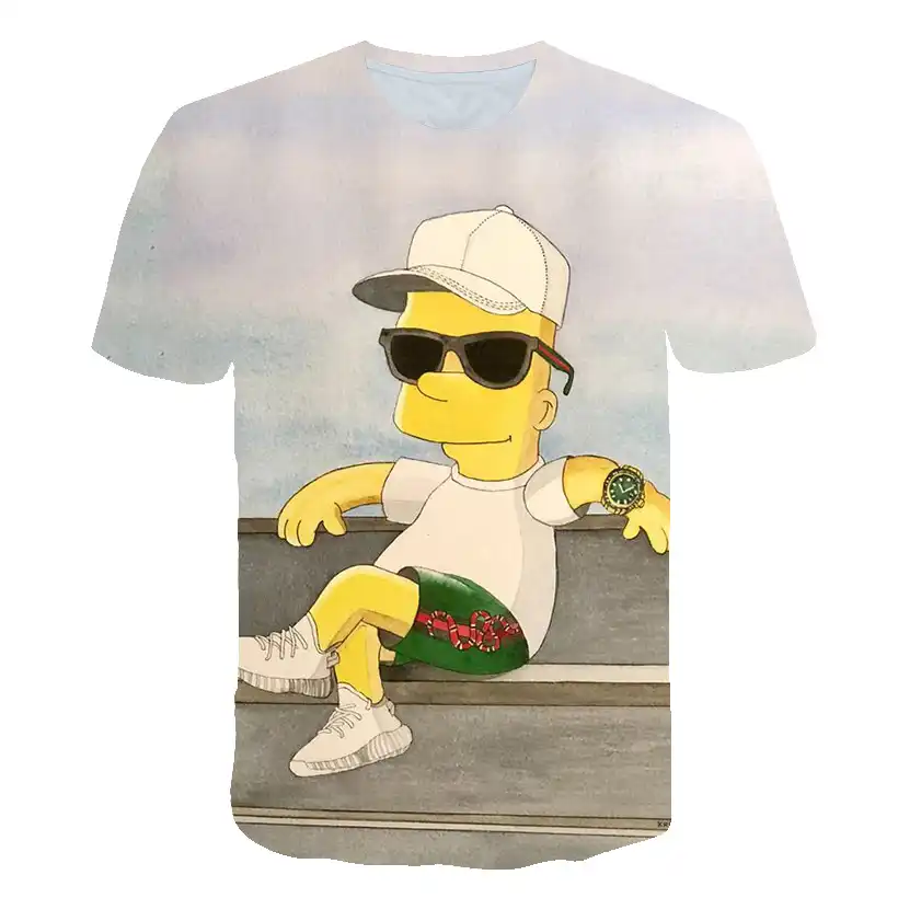 2019 hot sales men t-shirt funny homer simpson