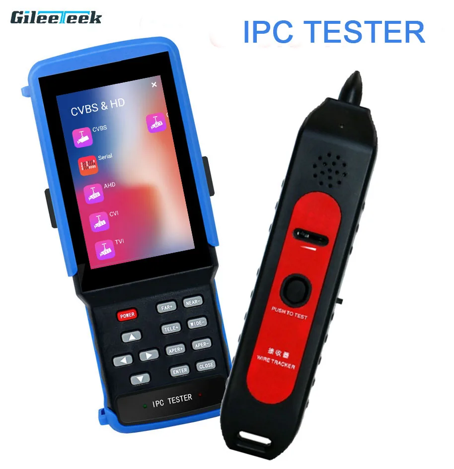 IPC 9310S 4 дюймовый дисплей 4K H265 IP 8MP CVI TVI 5MP AHD CCTV камера видеонаблюдения