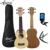 Aiersi full pack 21 inch ukelele красное дерево Сопрано геккон укулеле гитара музыкальные подарки инструмент 4 струнный Гавайский мини гитара