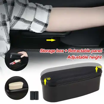 

Universal Car Left Armrest Elbow Support Adjustable Anti-fatigue Anti Slip Mat Storage Box For Travel Rest Support
