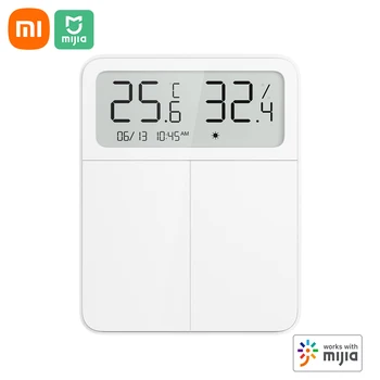 Xiaomi Mijia Mi Smart Wall Switch with Display Temperature/Humidity/Date/Time/Weather Single/Dual One-way Switch Electric Switch 1