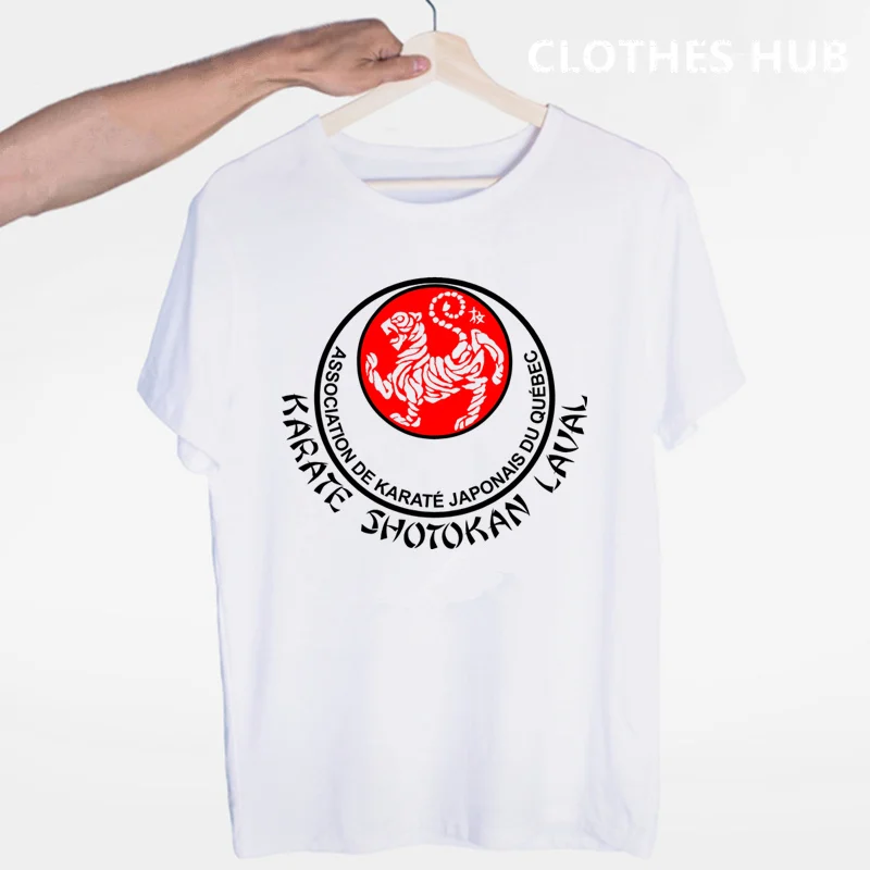 Японская футболка Kanji Shotokan Karate Taijutsu с круглым вырезом и короткими рукавами, летняя повседневная модная футболка унисекс для мужчин и женщин
