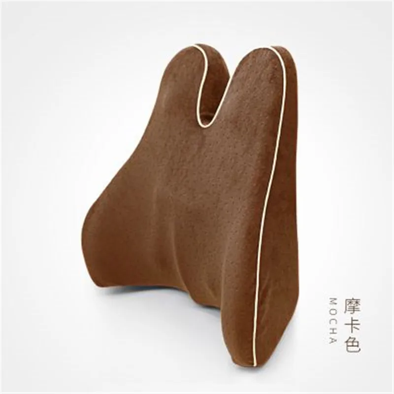 DIDIHOU Memory Foam талии, поясницы сбоку Поддержка Подушка позвоночника копчик защиты ортопедические автокресло офис диван кресло подушка под спину - Цвет: Цвет: желтый