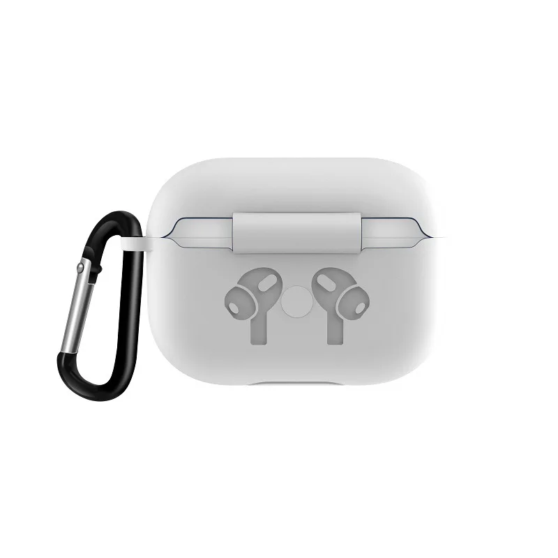 Ecouteur Sans Fil Coque для Airpods профессиональные наушники силиконовый беспроводной наушник для Air Pods Pro Auriculares Inalambricos Fundas - Цвет: Бордовый