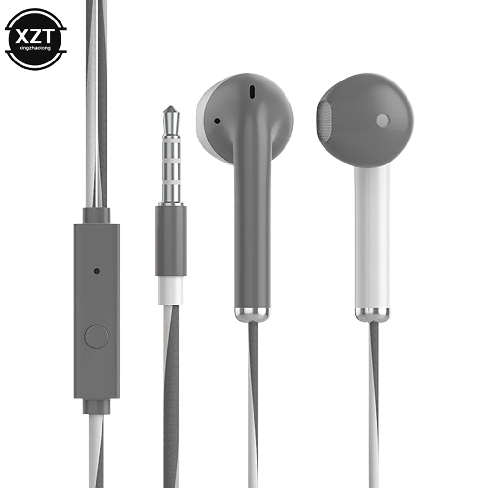 U24 Wire Stereo Earphone 3.5MM IN-Ear Headphone Running Music Game Earphone Noise Cancel For Mobile Phone PC PAD Laptop With Mic 6