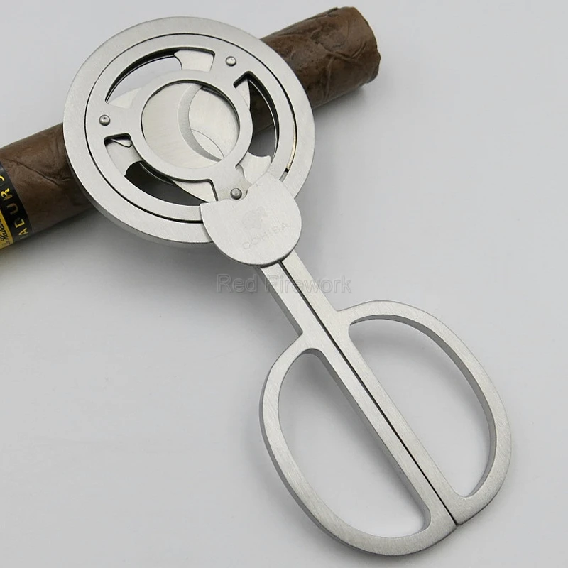 COHIBA нержавеющая сталь с тройным лезвием кубинские сигары ножницы Sharp Staright Cut сигары резак золотой с подарочной коробкой высокого качества