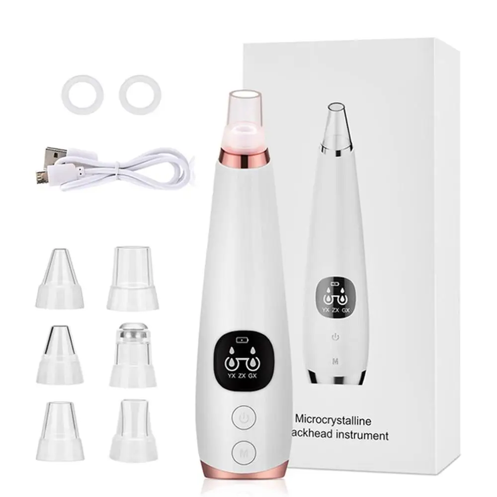 

Blackhead Remover Face Deep Pore Cleaner Acne Pimple Removal Vacuum Suction Micro Skin Tag Remover Facial Care Beauty Tool
