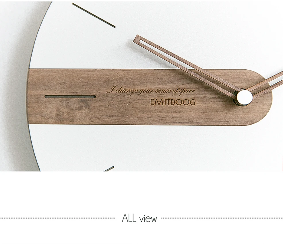 Современный в стиле минимализма нордический часы гостиная украшения дома аксессуары модная атмосфера немой настенные часы
