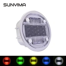 Солнечный садовый светильник s 6LED Открытый Солнечный путь наземный садовый светильник s водонепроницаемый зондирующий светильник ландшафтный светильник s для лужайки