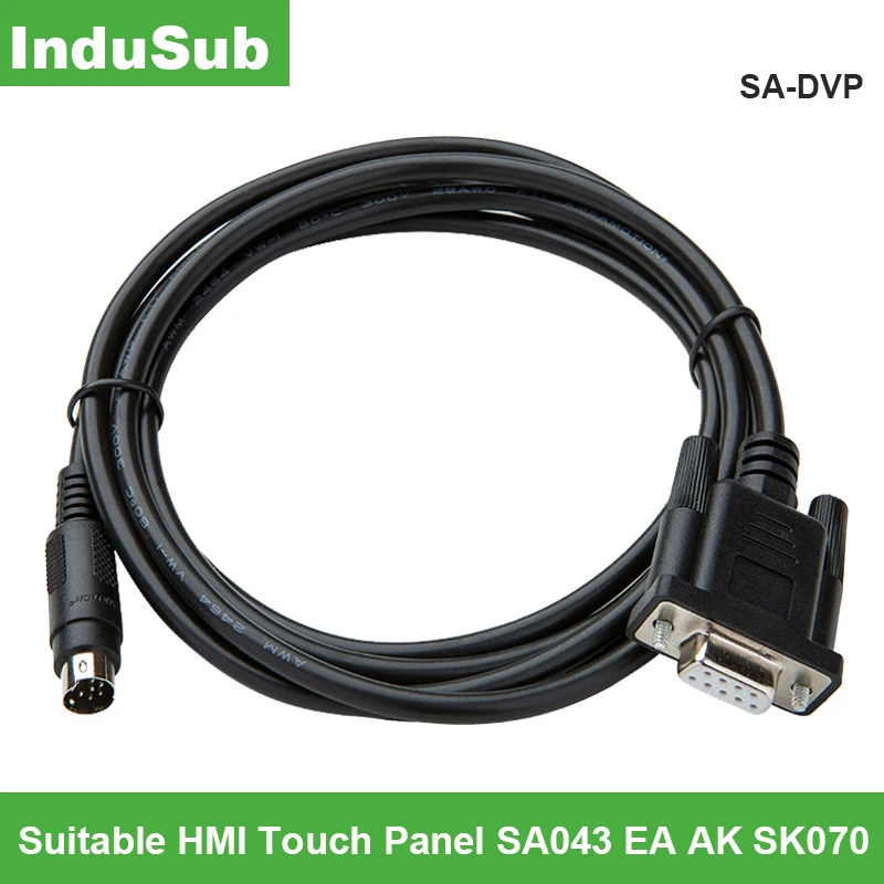 

SA-DVP Suitable HMI Touch Panel SA043 EA AK SK070 Delta DVP PLC Programming Line SA/SK/AK-DVP Download Cable