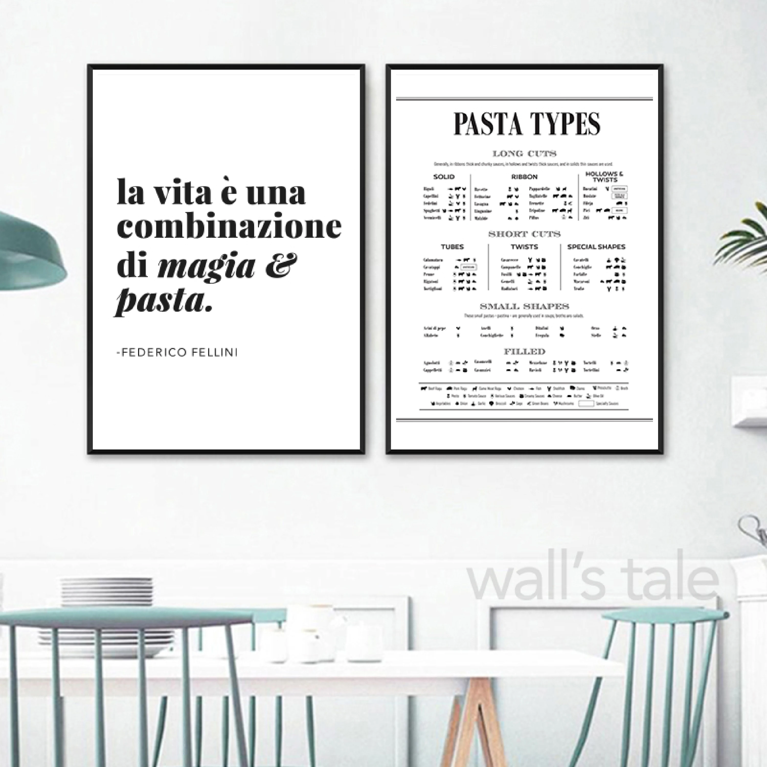 5 Quadri Su Tela Da Parete Pizzeria Cibo Cucina (Senza Cornice 200 X 100 Cm) Decorazioni