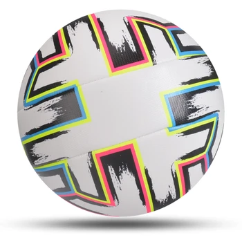 Balón de fútbol de tamaño estándar, 5 pelota de fútbol cosida a máquina, Material de PU, pelota de entrenamiento de partido de liga deportiva, balón de fútbol voetbal