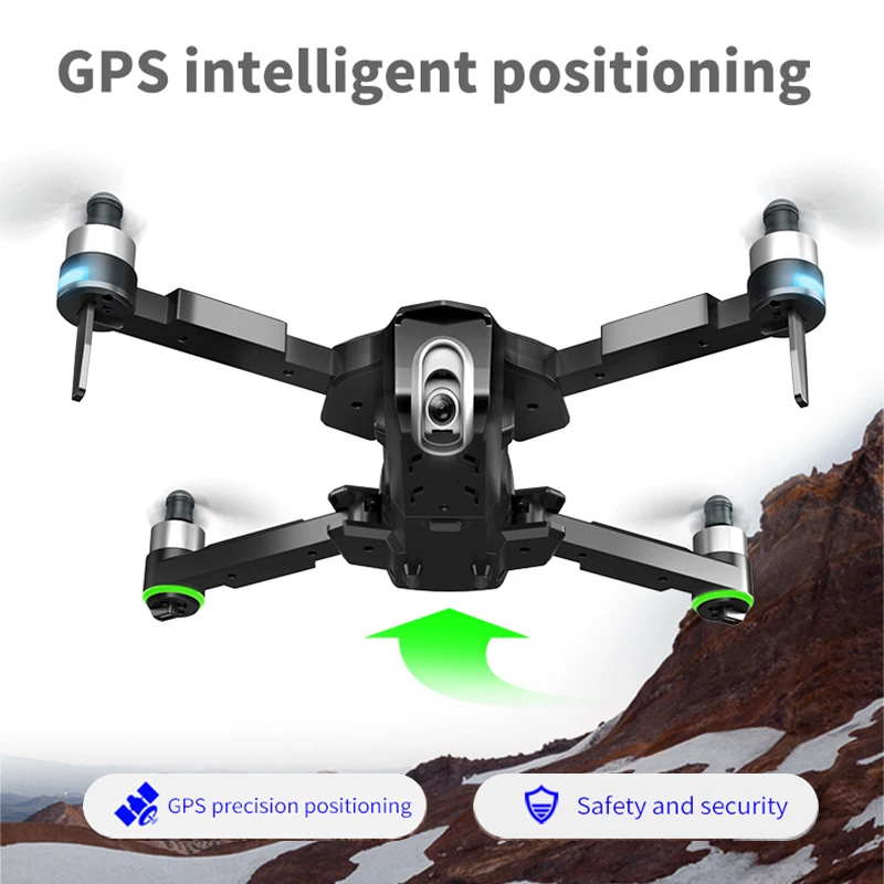  GPS Drone 4K Quadcopter with HD Camera Follow Me 25 mins Fly Time Brushless Folding Drone X PRO RC 