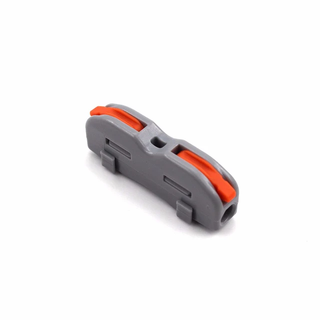Wire Connector 222-412 2 Pin Splicing Terminal Blocks Led Strip Lighting Electric Quick Connectors Mini Conductor Rail Conector 421A