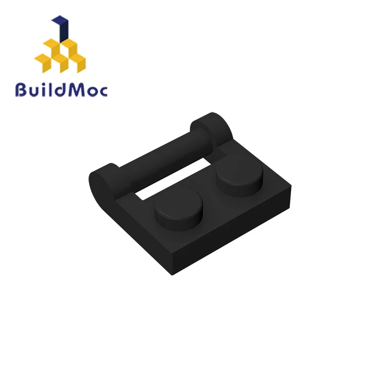BuildMOC 48336 1x2 детали для строительных блоков DIY логотип развивающие Подарочные игрушки
