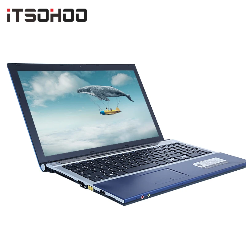 iTSOHOO Gaming Laptop 8GB RAM 1000GB Intel Core i7 Laptops 15.6inch with DVD RJ45 Win10 Notebook computer For Office Home use