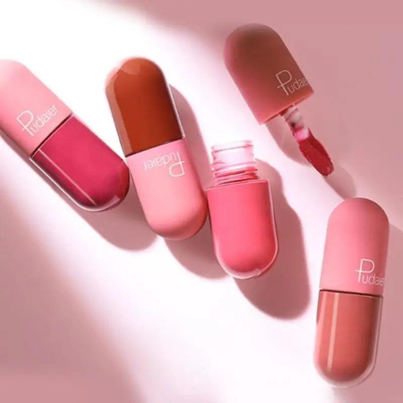 18 Color Mini Capsule Lip Tint Waterproof Sexy Matte Lip Gloss Non-Stick Cup Long Lasting Liquid Lipstick Makeup Lip Glaze 18 Color Mini Capsule Lip Tint Waterproof Sexy Matte Lip Gloss Non-Stick Cup Long Lasting Liquid Lipstick Makeup Lip Glaze