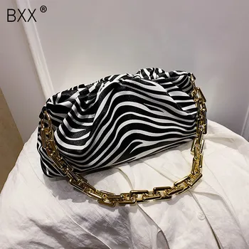 

[BXX] Chain Design Small PU Leather Crossbody Bags For Women 2020 Summer Shoulder Handbags Female Travel Lady Clutch Bag HN578