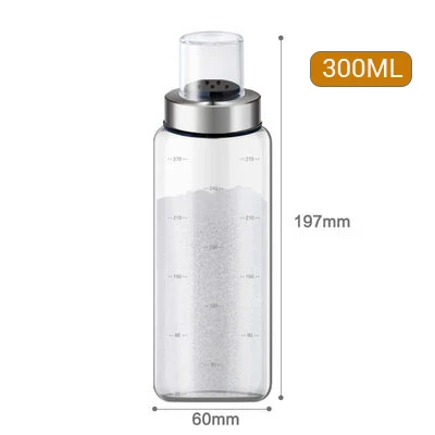 A 300ML Флаконы-распылители для перца, наборы для хранения специй, солонка для приготовления пищи, бутылки для приправ, диспенсер для соуса, бутылочки для приправ - Цвет: A 300ML
