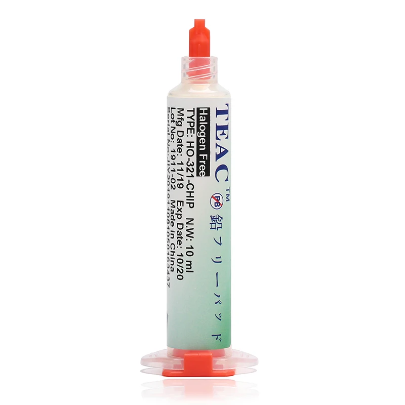 TEAC HO-321-CHIP solder paste low smoke needle tube soldering paste flux soldering paste Welding flux mechanic soldering paste