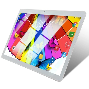 

10.1 Inch Tablet Pc Quad Core Powerful Android 1GB RAM 16GB ROM IPS Dual SIM Phone Call Tab Phone Pc Tablets Silver EU Plug