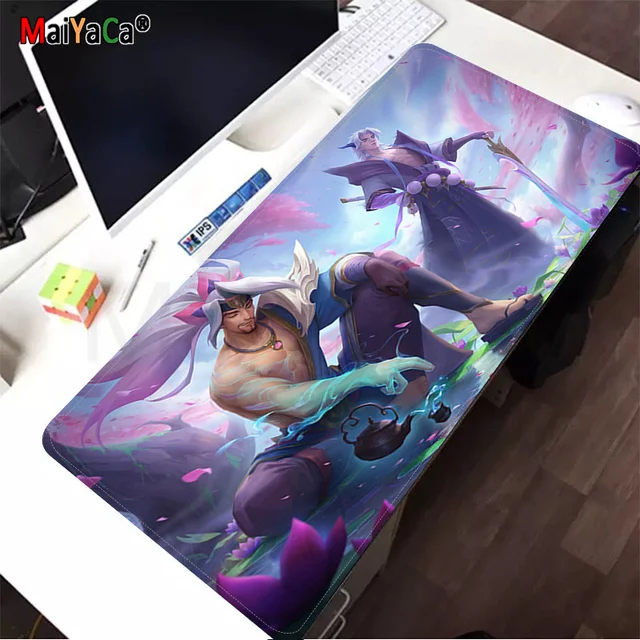 MaiYaCa Popular game League of Legends latest skin Silicone large small Pad to Mouse Game Rubber