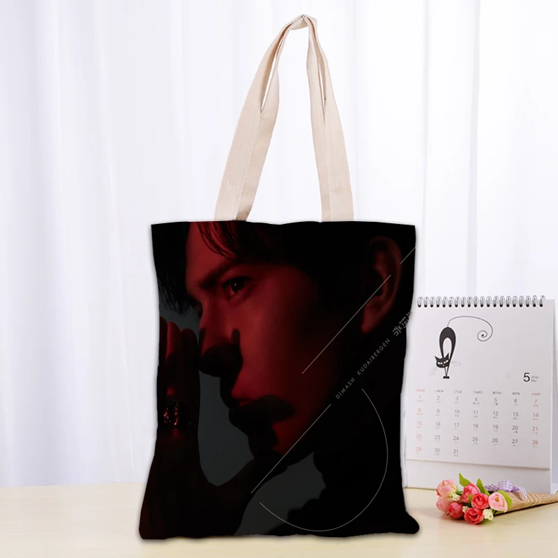 Yeni dicanvas tuval Tote çanta moda dayanıklı kadın öğrenci pamuk keten çanta baskılı poşetler özel logo