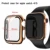 Стекло+Чехол Полная крышка для Apple Watch Case Series 6 SE 5 4 3 2 iWatch Case Accessor 44 мм 40 мм 42 мм 38 мм Протектор Apple Watch
