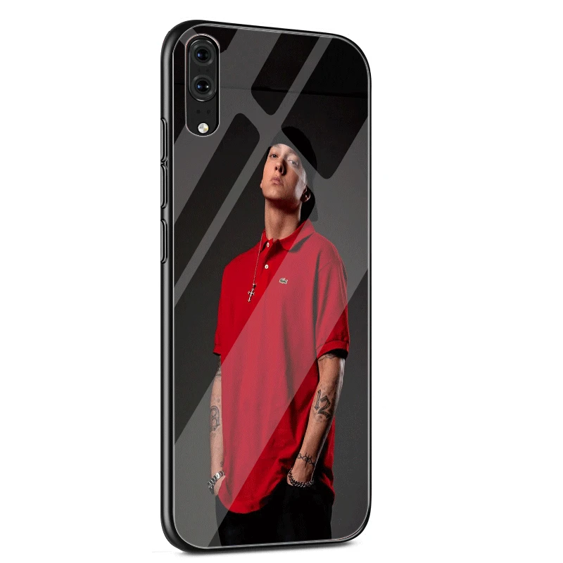 G2 Чехол для телефона из стекла ТПУ для huawei P10 P20 P30 Lite Pro P Smart mate 10 20 Lite Y6 Y9 Honor 7A 8X9 10 чехол Eminem Shell - Цвет: G2